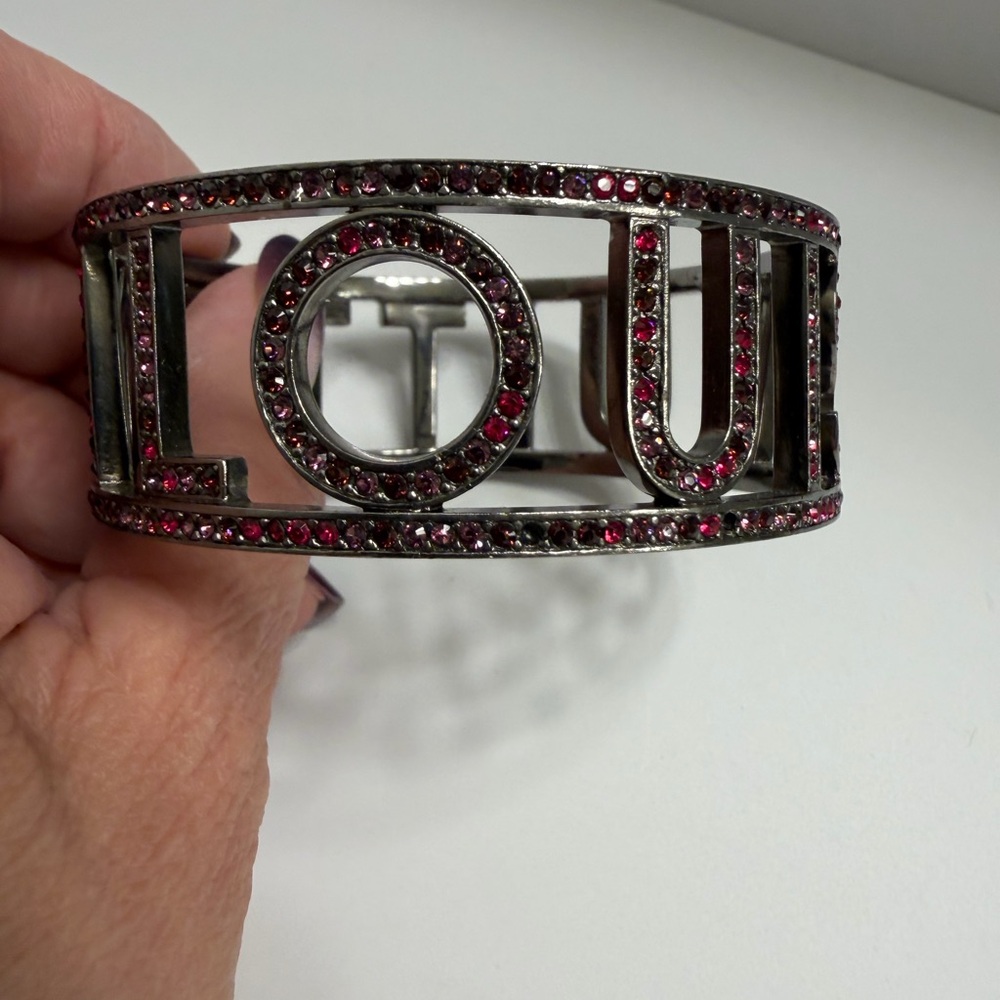 Louis Vuitton- Beautiful Louis Vuitton Bangle Bracelet - Dusty and Box - Picture 4 of 9